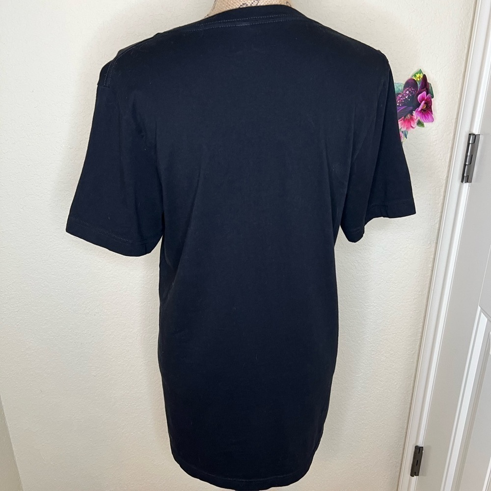 Spirit with Style Breast Cancer “Fight Cancer” Black, White & Pink T Shirt Sz M - Picture 5 of 5